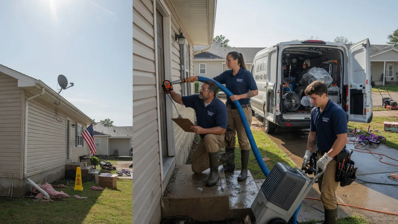 Ceiling Water Damage Restoration in Teton, ID near me